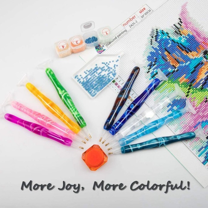 

Azalia Promo 5D Pena Lukisan Berlian Resin Titik Latihan Pena Alat Lukis Untu