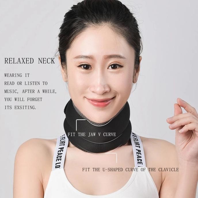 

Alat Penyangga Leher Penegak Leher Neck Support Terapi Cervical Bantal