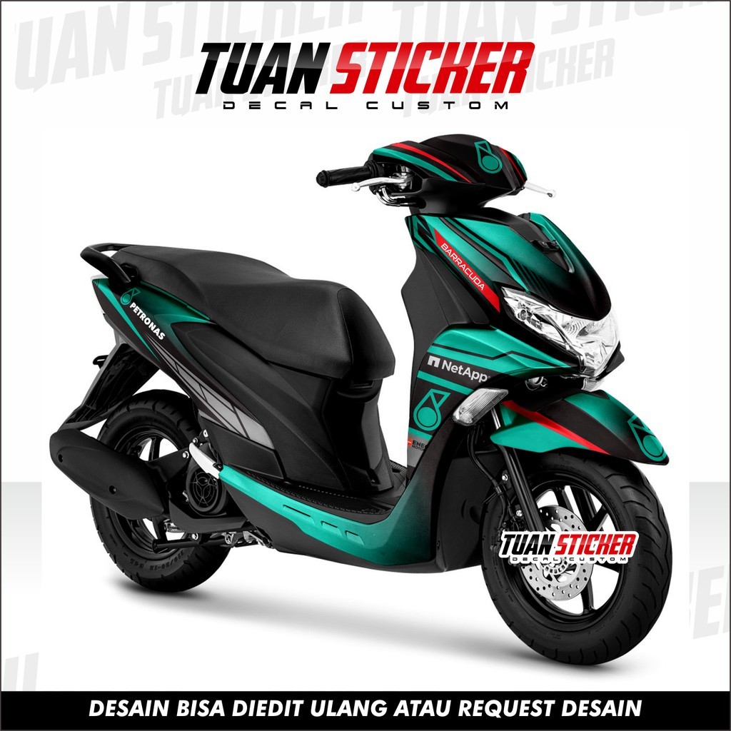 Sticker Decal Freego, Sticker Yamaha freego, Striping Freego full body Stiker Yamaha Freego petronas