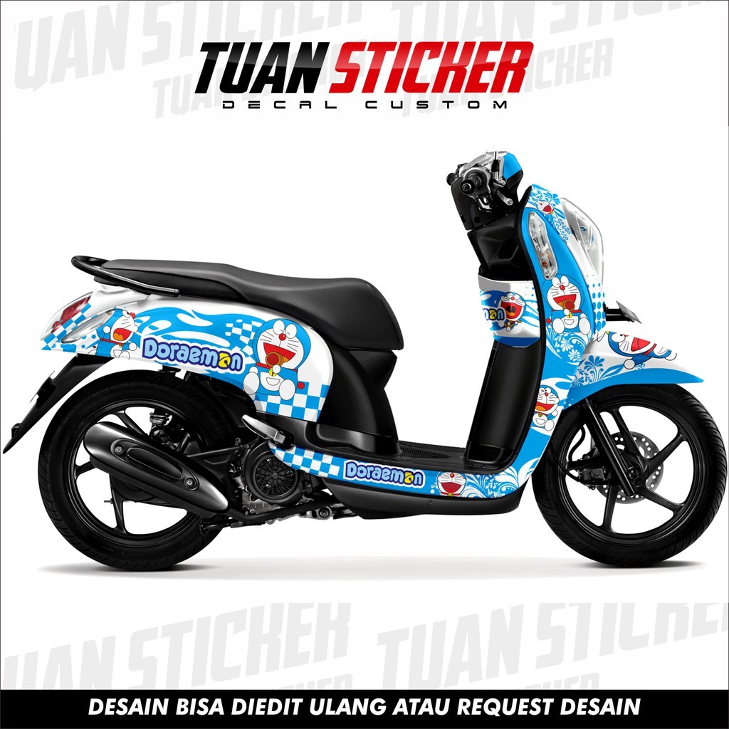 Sticker Striping Decal Scoopy FI, decal scoopy FI , cetak striping decal scoopy FI  Stiker Scoopy 22