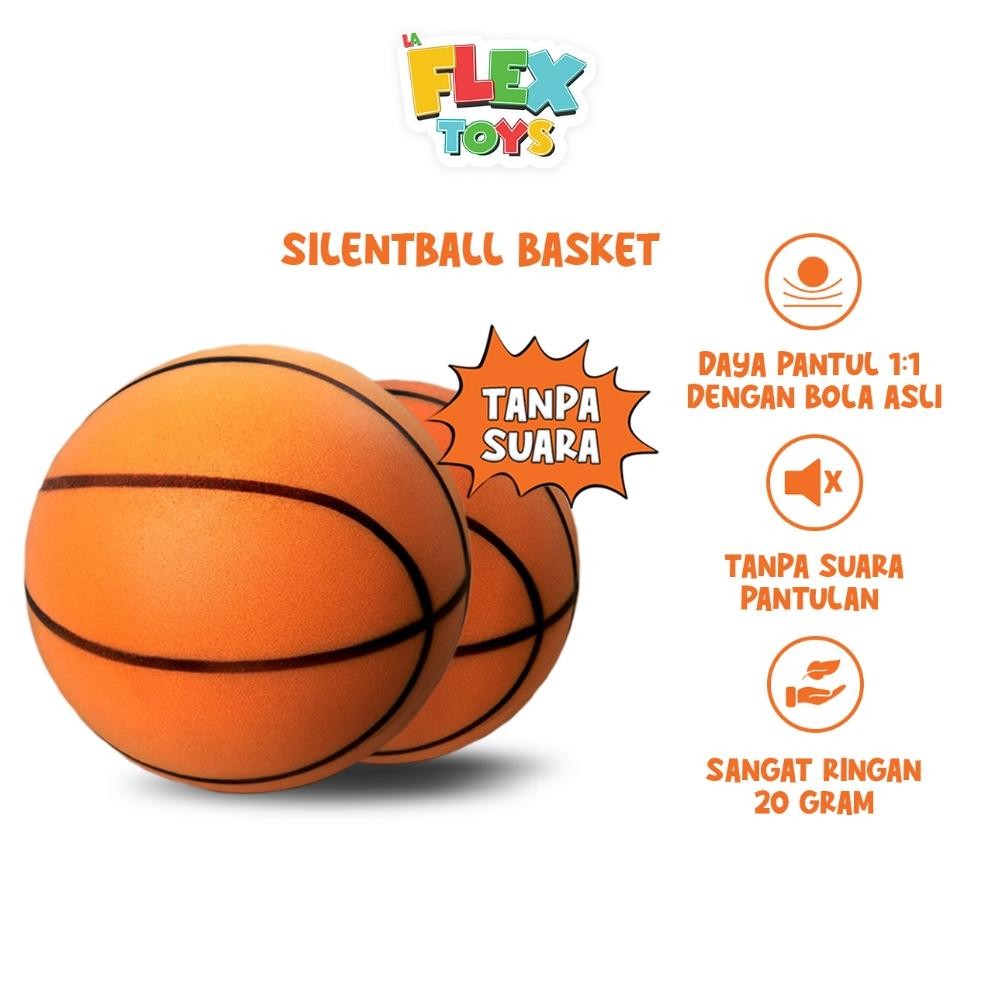 ukd- Mainan Bola Basket Anak Size 5 - Sillent Ball Bola Basket Kedap Suara - Bola Basket Outdoor - B