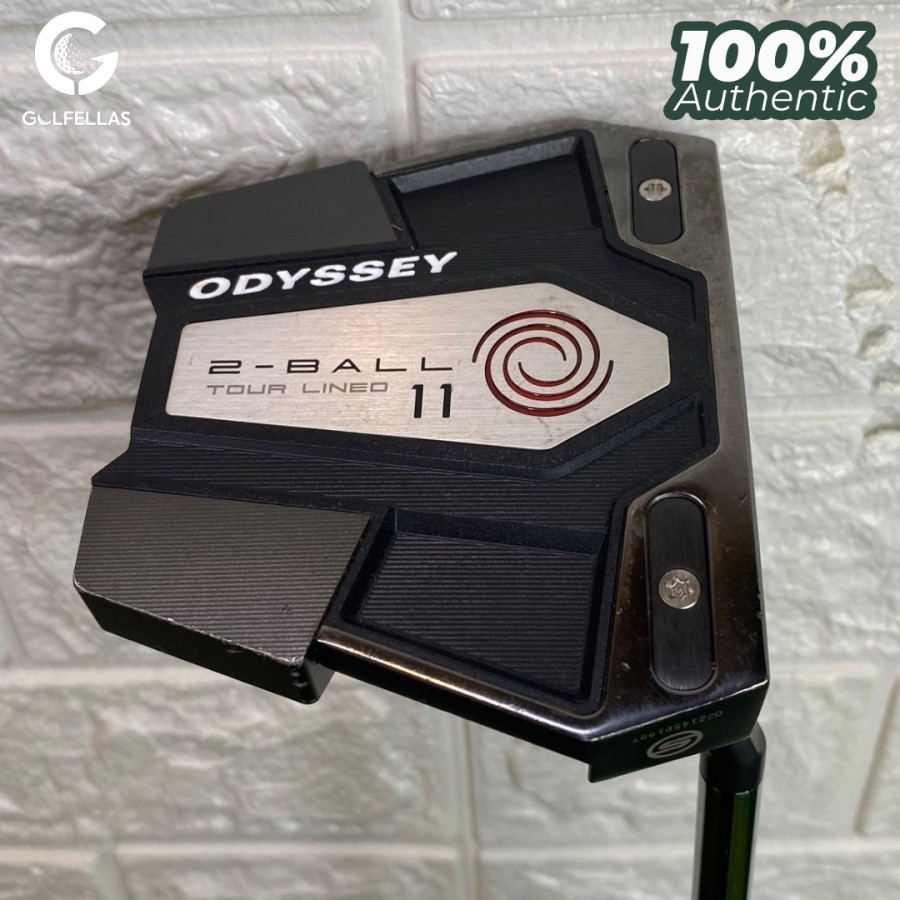 Odyssey Eleven Two Ball Tour Lined Stroke Lab Putter 34 INCH + HC