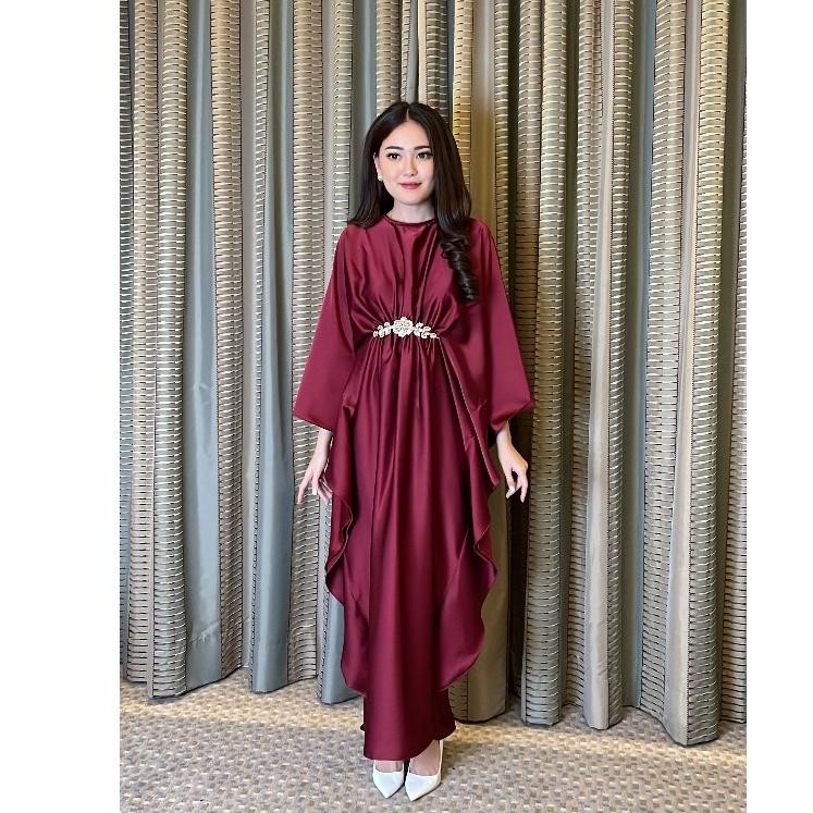 Gamis Kaftan Pesta Mewah Missnomi Amaliaa Baju Muslim Hijab Muslim Couple Lebaran Lebaran Sarimbit D