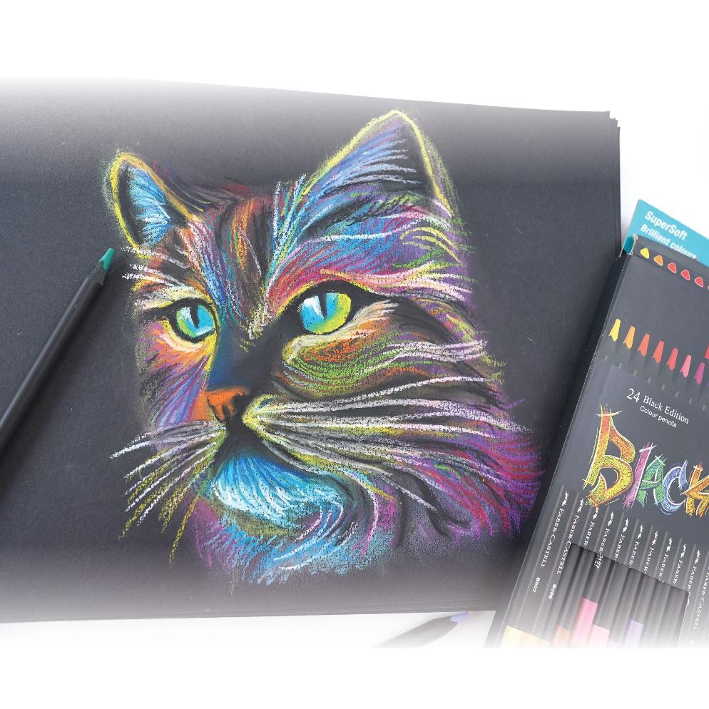 

et-98 Faber-Castell Pensil Warna Black Edition Colour Pencils Series Premium
