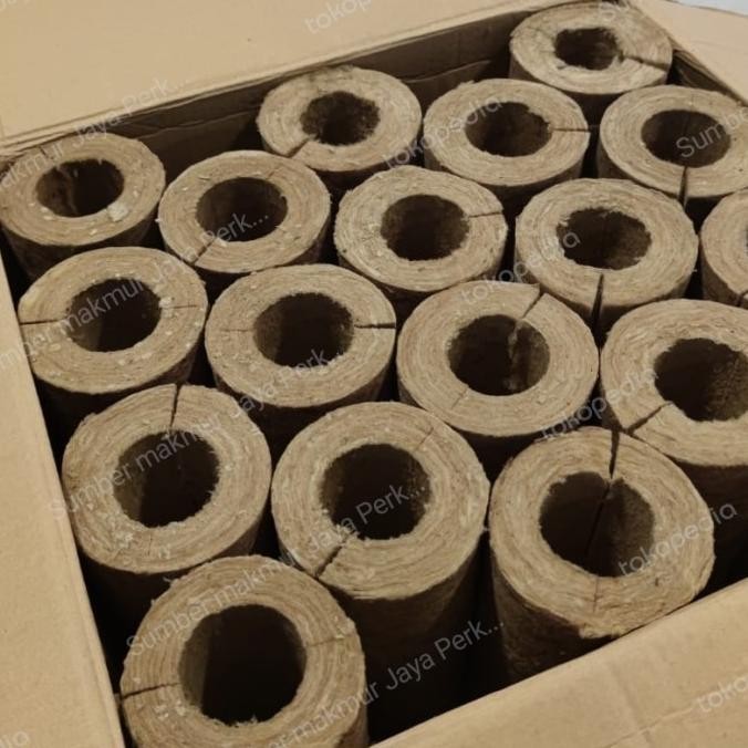 

Rockwool Pipa Batangan ( Rockwool Isolasi Pipe ) 6" Inch ( 50Mm )
