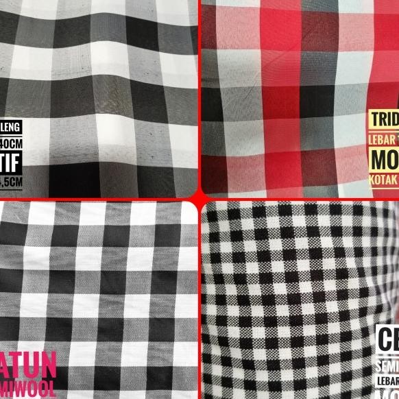 

Kain Kotak Catur Bali / Kain Poleng Meteran