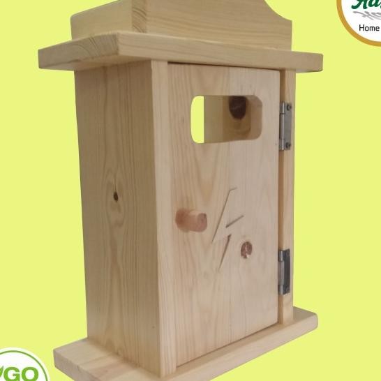 Box Meteran Listrik/ Box Listrik Kayu Jati Belanda