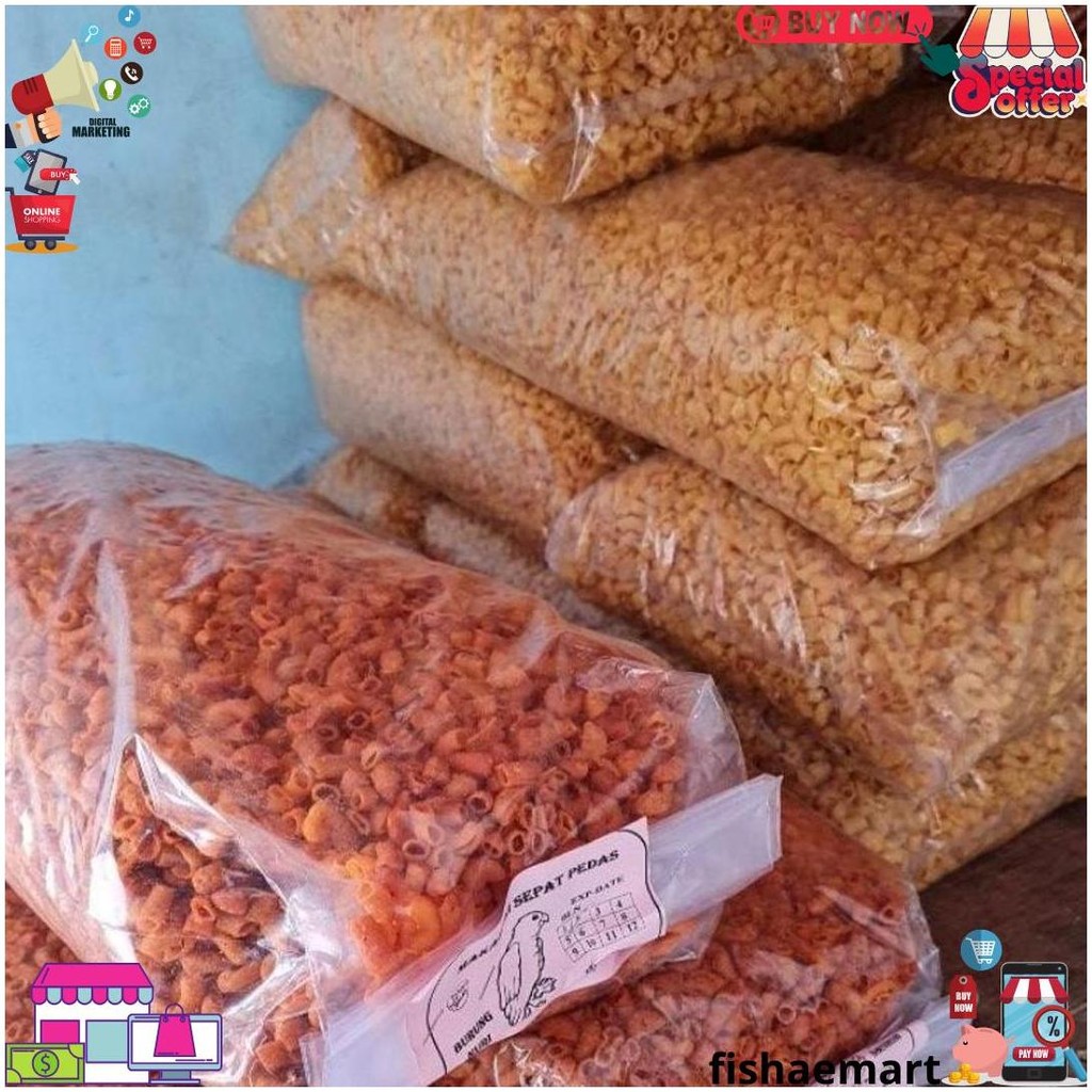 

1Kg Makaroni Pipa Varian Rasa By Jayamakmur2 Snack D Sale