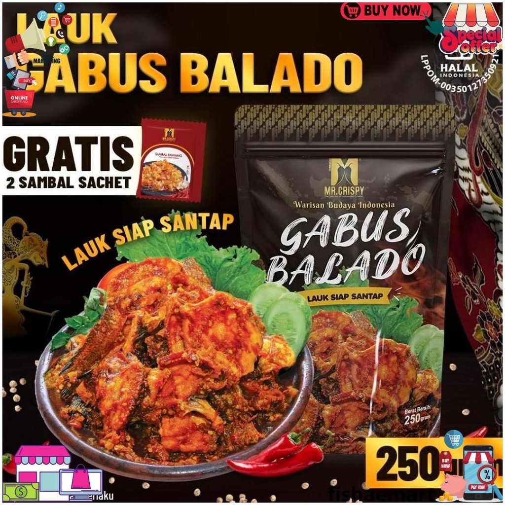 

Paket Lauk 2Pcs/Mr Crispy D Promo 8.8