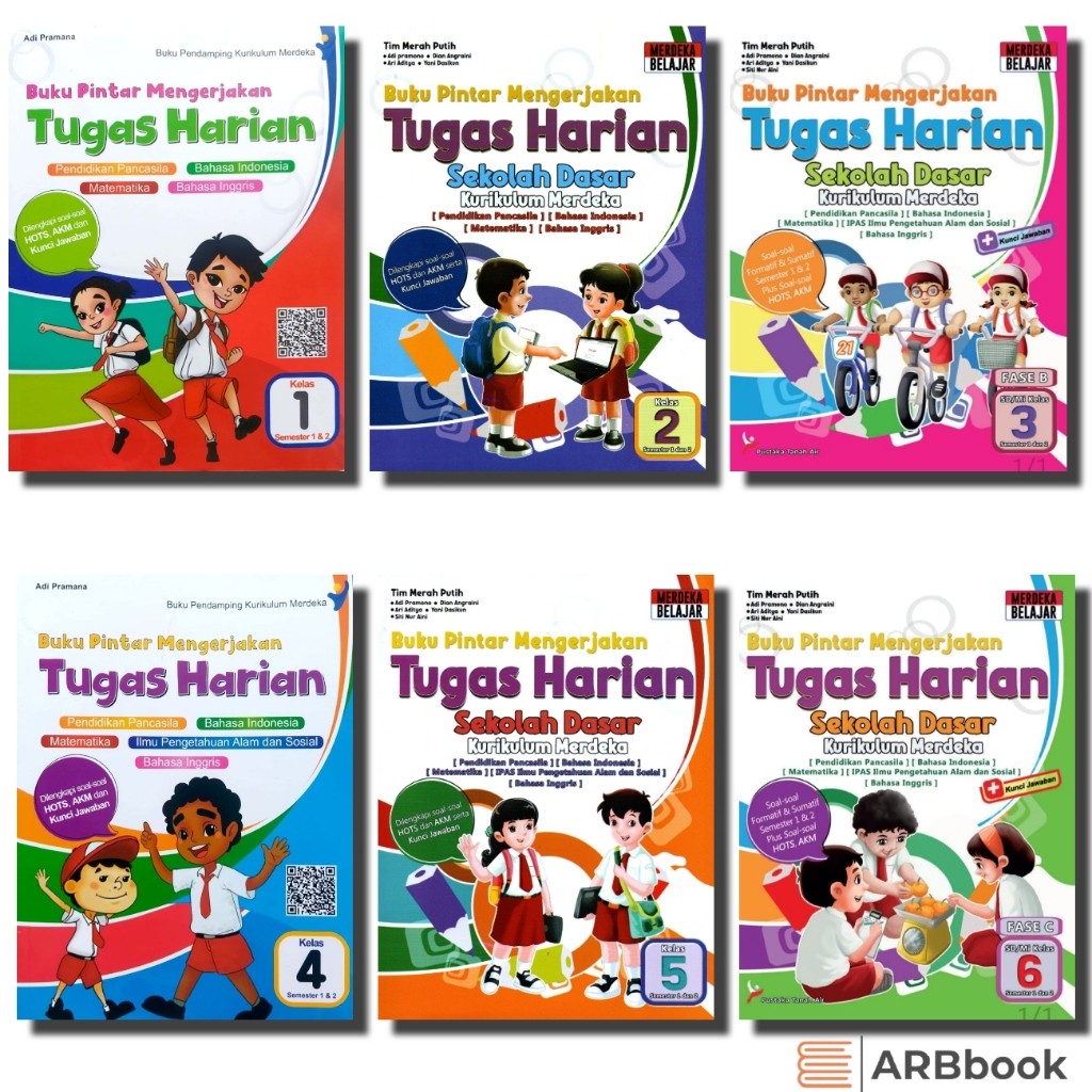 

BUKU SOAL TUGAS HARIAN KURIKULUM MERDEKA KELAS 1 S.D KELAS 6 SD