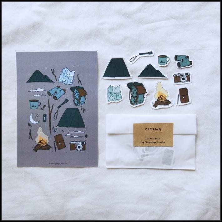 

GRATIS ONGKIR BUNDLING SET ART PRINT & STICKER PACK