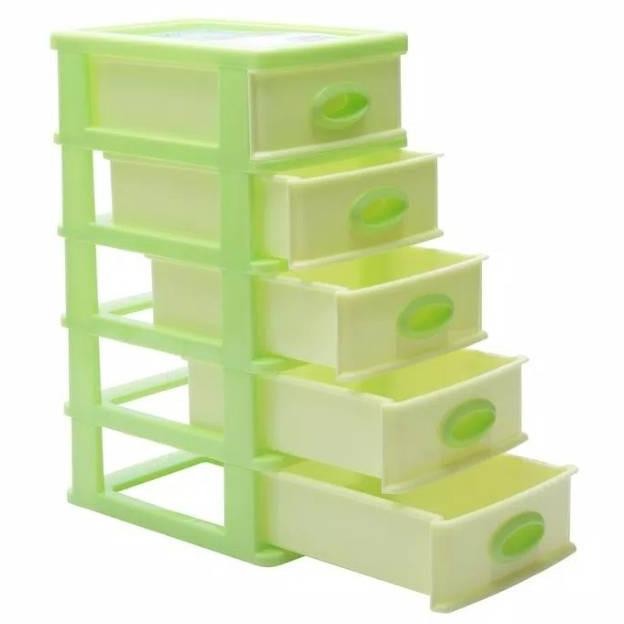 New Laci Susun 5 Kecil Shinpo / Laci Mini Susun 5 / Mini Container / Laci Plastik