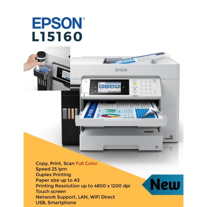 .........] PRINTER EPSON L15160 A3+ GARANSI RESMI EPSON INDONESIA