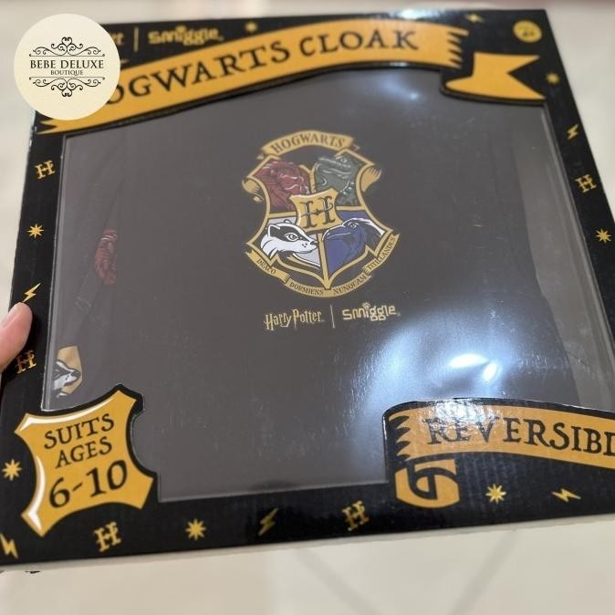 Smiggle Hogwarts Reversible Cloak Jubah Harry Potter