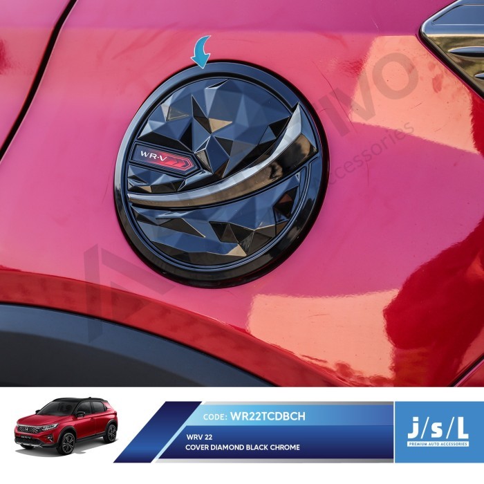 WRV 2022 Tank Cover Black Chrome JSL Cover Tangki