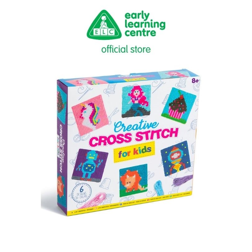Addo Creative Cross Stitch - Mainan Kerajinan Menyulam Benang Anak