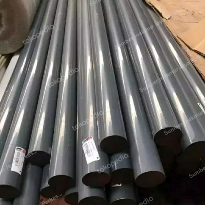 

Pvc Rod Grey ( Polyvinyl Chloride Batangan ) 45Mm X 100Cm