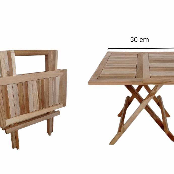 Meja lipat kotak full portable