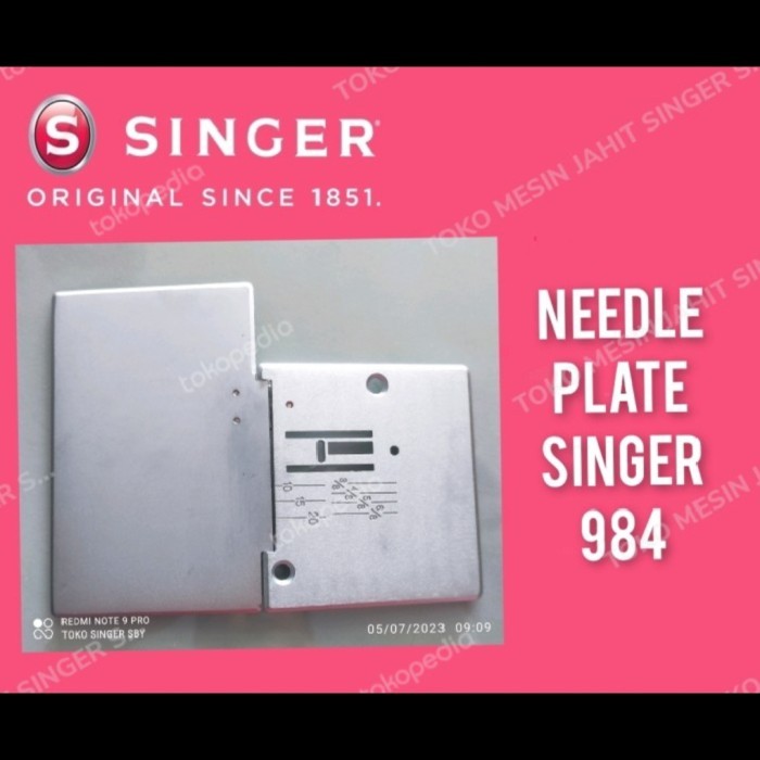 

Buruan serbu] Original Singer Plat Jarum Mesin Portabel Singer 984 Original