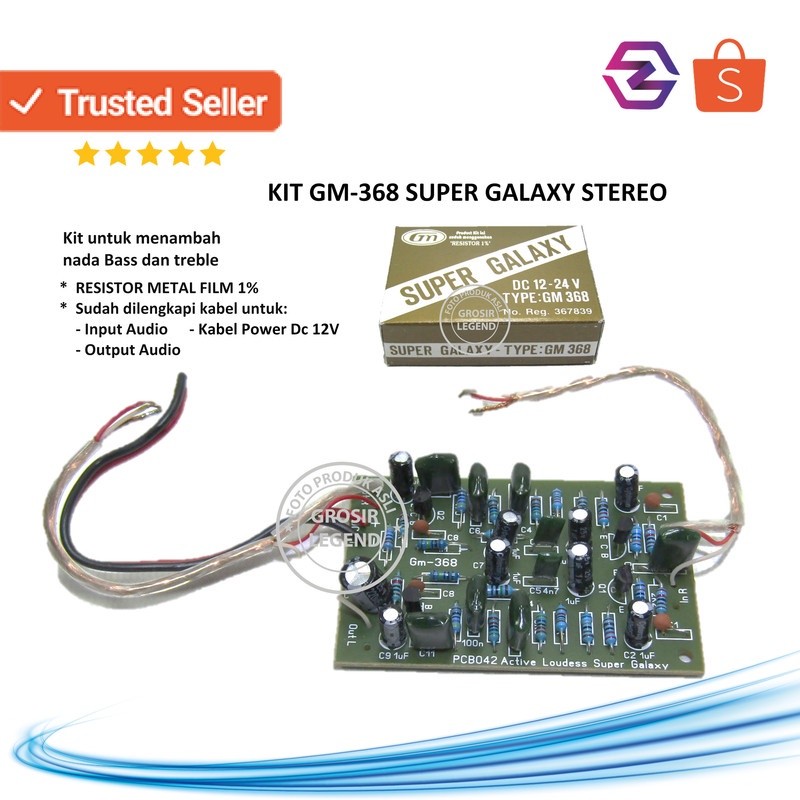 Kit super galaxy stereo GM 368