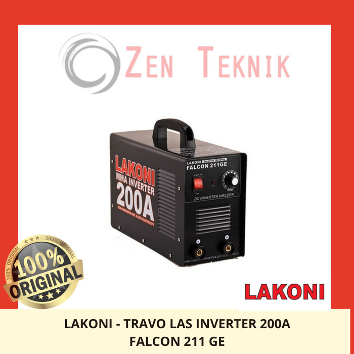 #####] Lakoni - Falcon 211GE Mesin Las + Genset Protection - 200 Ampere