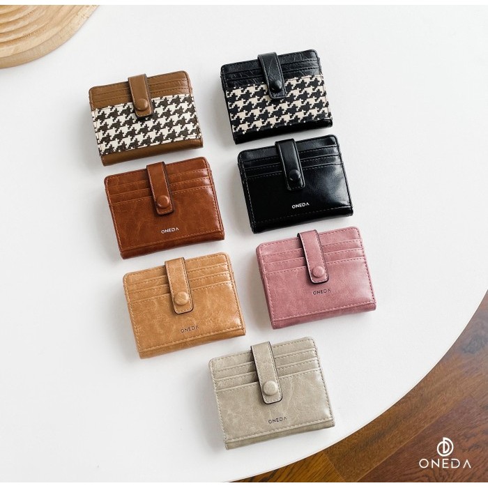 KOMPLIT Oneda Dompet Lipat Kartu Pria Wanita #W211