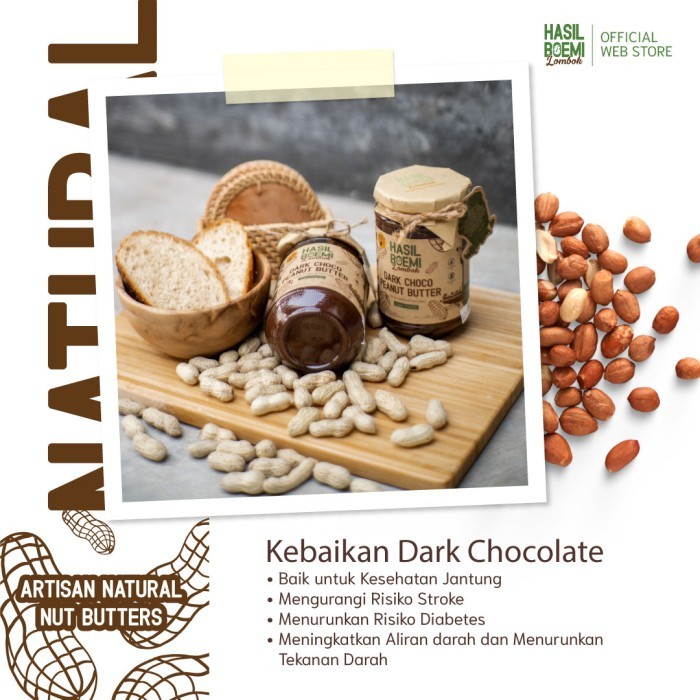 

Makanan Sehat Organik Bebas Gula Diet Diabetes Selai Dark Choco U Roti