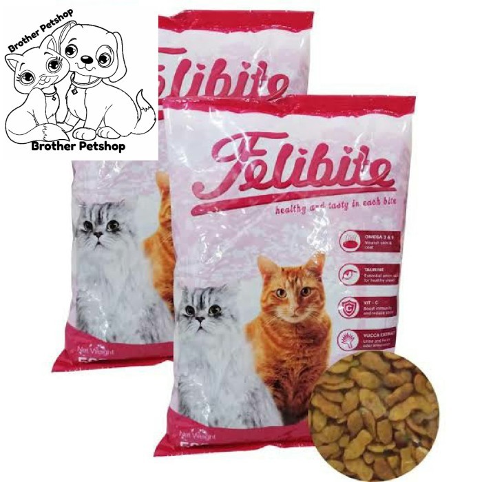 Makanan Kucing Felibite Cat 5Kg Freshpack Ikan/Donut Felibit 5 Kg