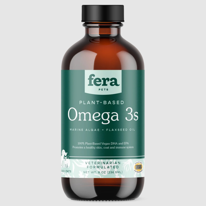 Fera Algae Oil Vegan Omega 3 6 9 Dog Cat Omega3 Anjing Kucing 8 Oz