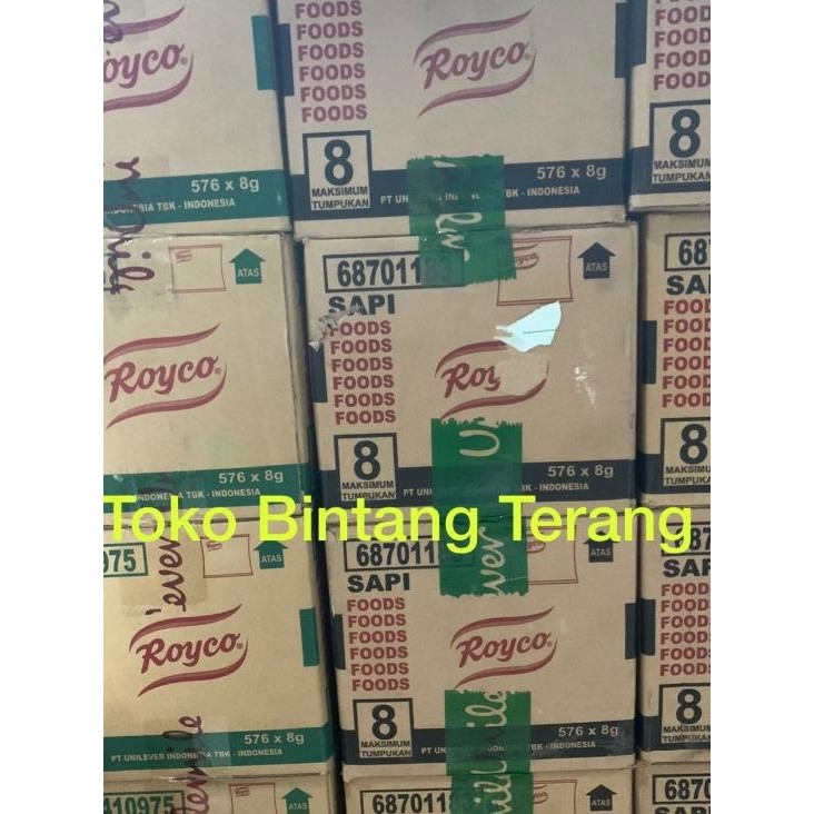 

Bumbu Kaldu Royco Ayam / Sapi Renceng 1 Dus Karton 576 X 8 Gr (48 Pak)