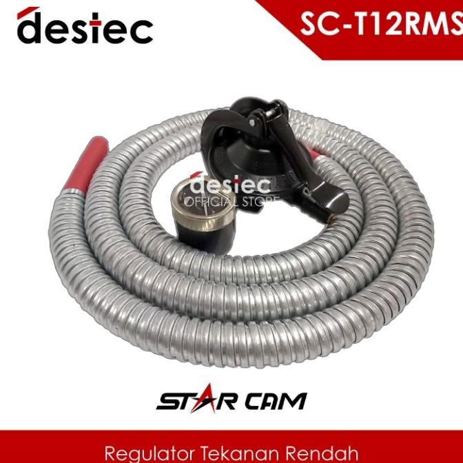 Paket Regulator Gas Meter + Selang StarCam SC-T12RMS Tekanan Rendah