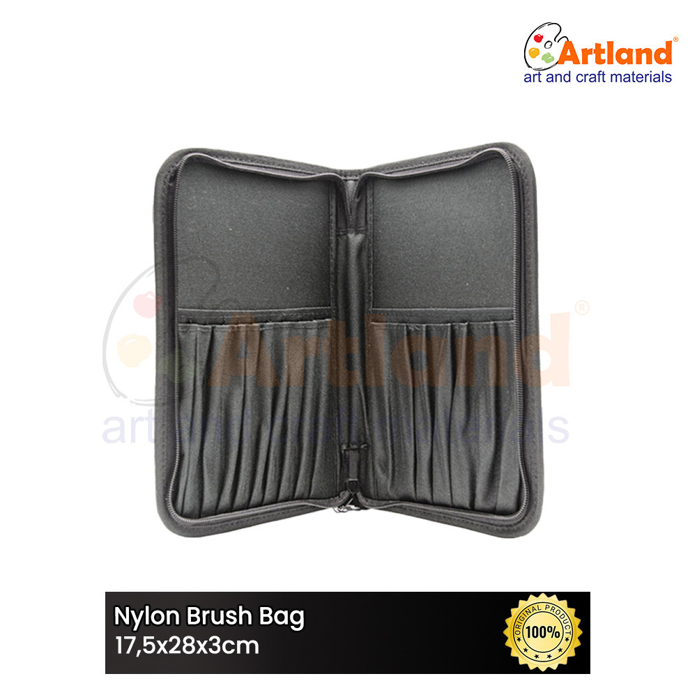 

Nylon Brush Bag 17,5x28x3cm - Organizer Kuas Nylon