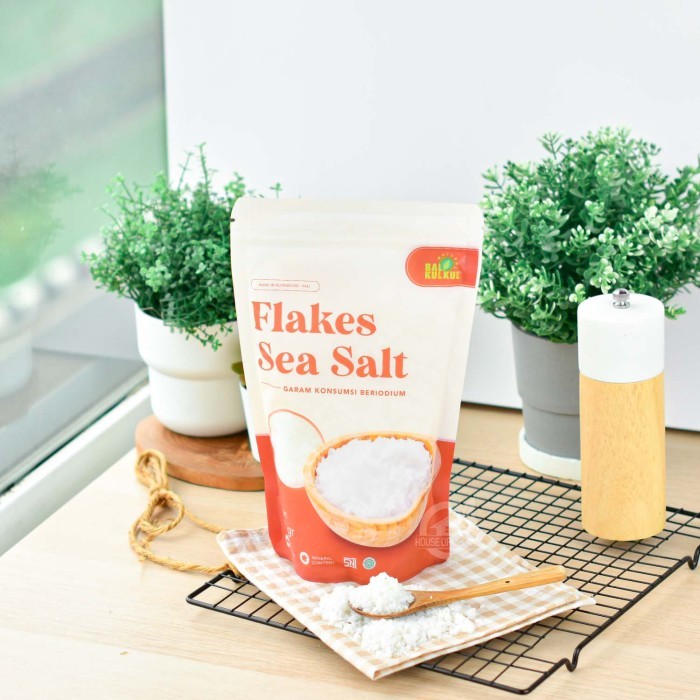 

Natural Bali Kulkul Flakes Sea Salt 500 Gr ( Garam Laut Kasar )