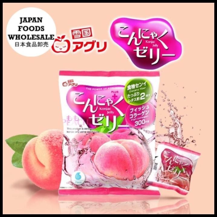 

Yukiguni Aguri Konjac Jelly Peach 108Gr