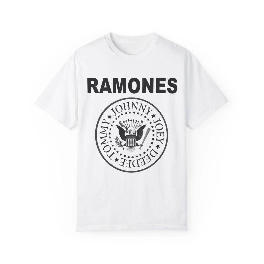 Kaos Ramones Kaos celup pakaian unisex Ramones