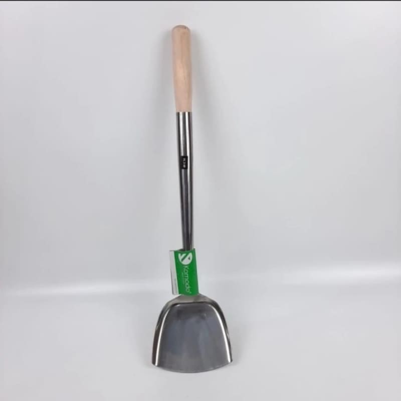 Sodet Nasi goreng Besar/ sodet stainless gagang kayu 40 cm Komodo