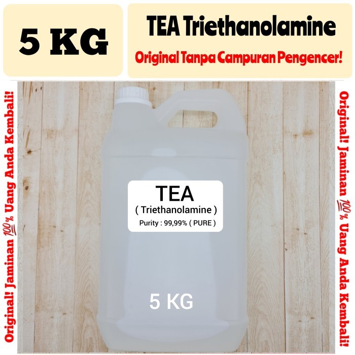 

TEA Triethanolamine 5 KG / TEA / Pengental Carbomer