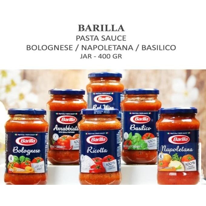 

BARILLA PASTA SAUCE SAOS Spagheti 400 gram ALL VARIANT CS