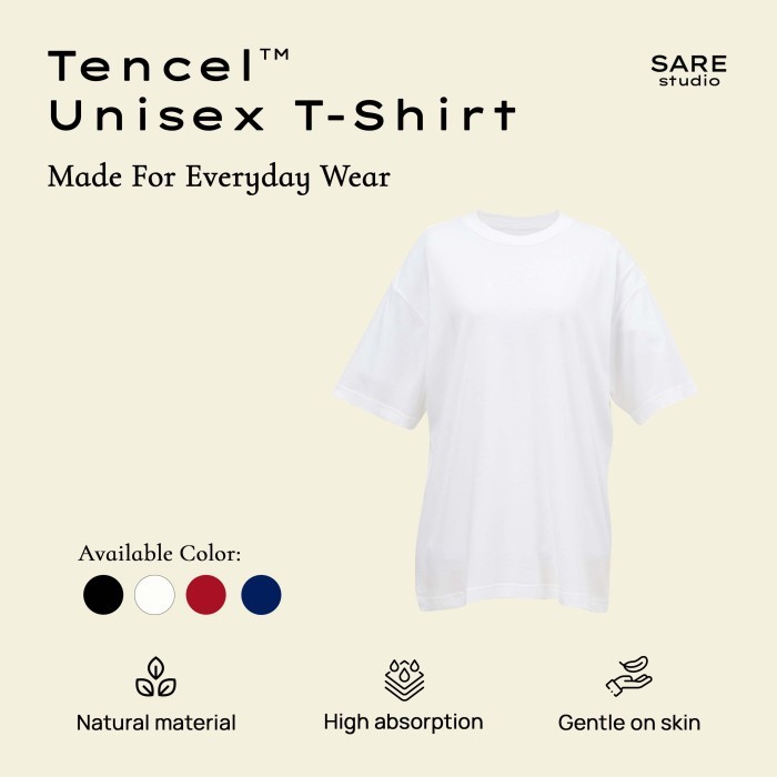 BIG SALE T-shirt Unisex - Sare Studio BAJO Tencel Unisex T-shirt - Kaos