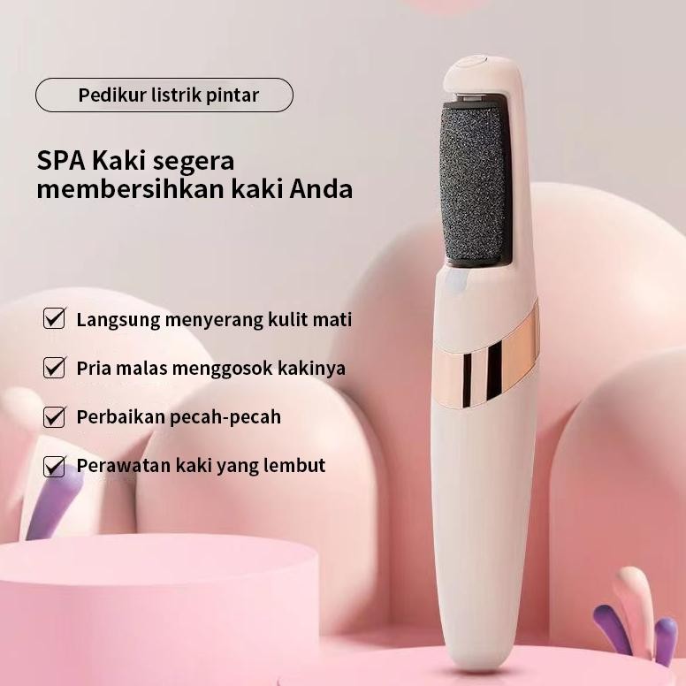 QWE penghalus tumit kaki elektrik-Mesin Pedikur Kaki Pengisian USB Rol Penghilang Kalus untuk Kaki k