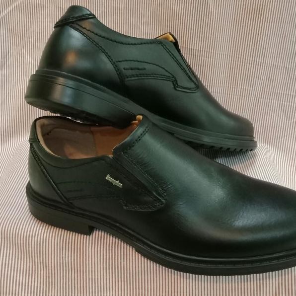 Sepatu Scorpion Pria Pantofel Kulit Formal Kerja Kantor -8501 Bl