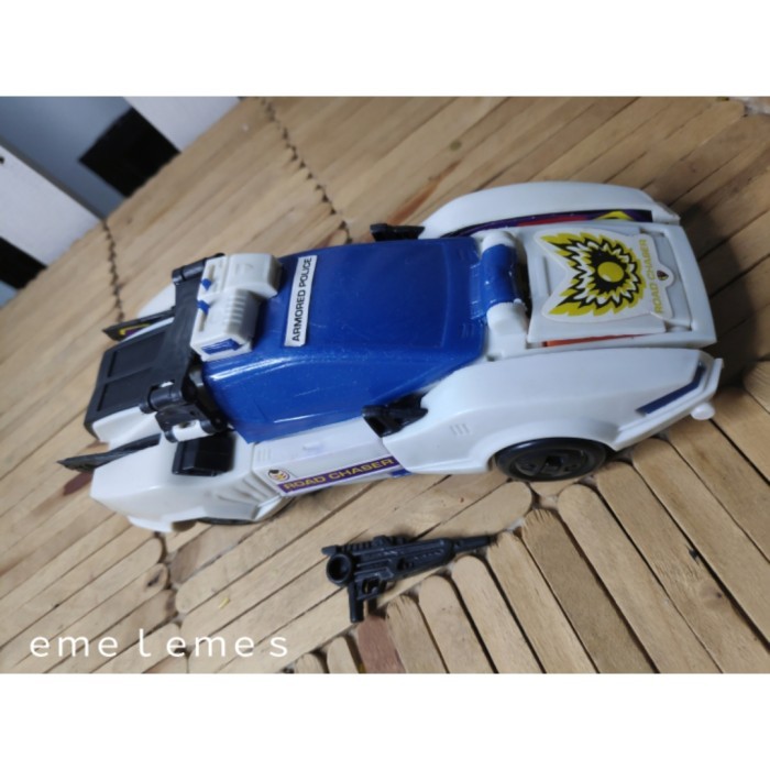 Licy Mainan Jadul Mobil Robot Janperson Armored Police Road Chaser
