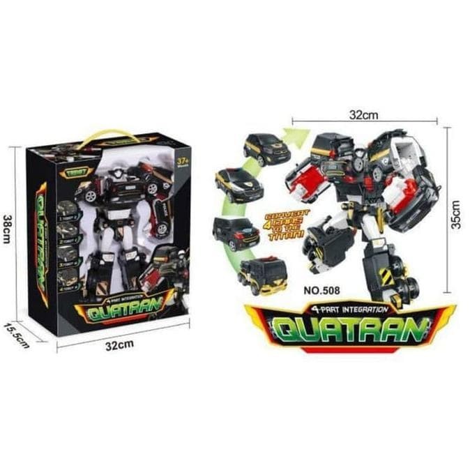 Licy Tobot Quatran Besar 508 Ukuran Robot 35Cm Mainan Anak Sarmidishop20
