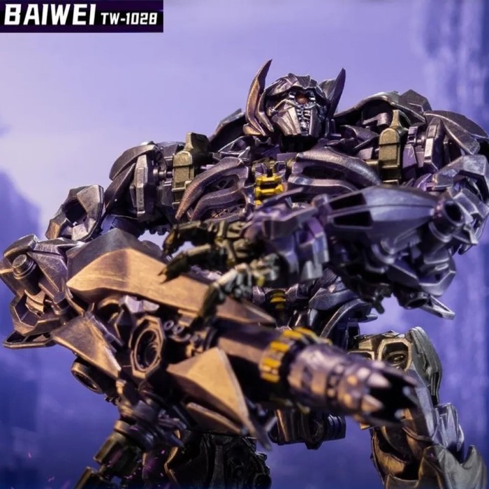 Licy Mainan Robot Transformers Shockwave Tw-1028 Baiwei Tengwei