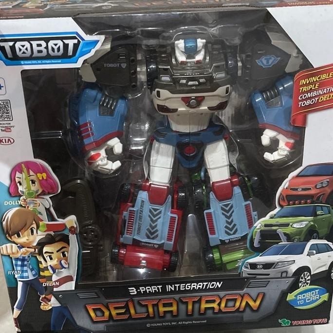 Licy Mainan Robot Tobot Deltatron Besar Original Young Toys