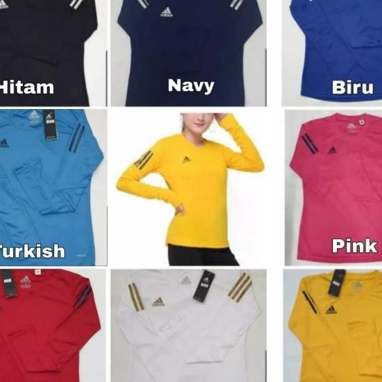 Baju Olahraga Lengan Panjang Wanita Lari Running Muslim Hijab Jilbab