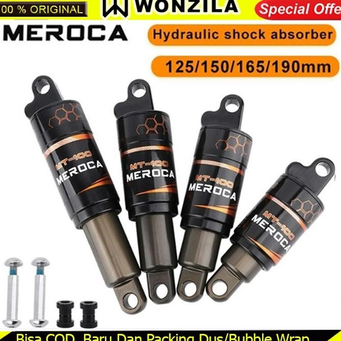 PROMO Meroca MT100 Rear Shock Breaker Absorber Suspensi Belakang Sepeda