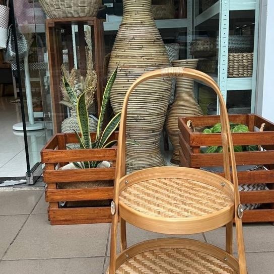 Rak Bumbu Dapur / Tempat Bumbu / Rak Bambu / Rak Bawang Rb01