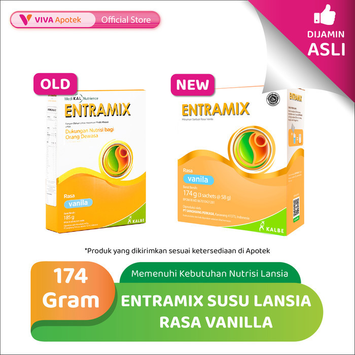 

Entramix Susu Lansia Rasa Vanilla (174 Gram)