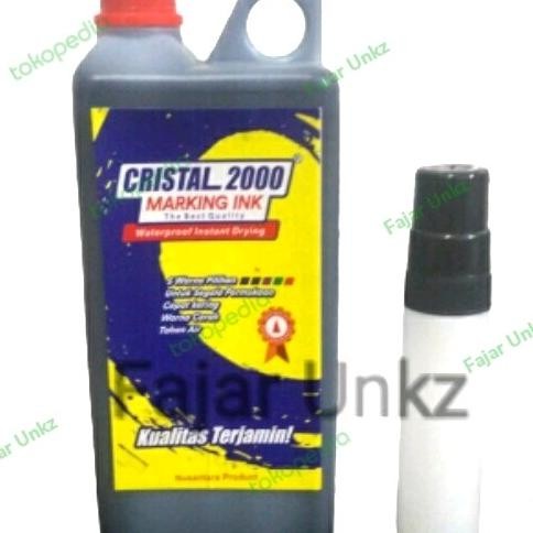 

Tinta Spidol Permanent Karung Refill Cristal 2000 Kemasan 1 Liter